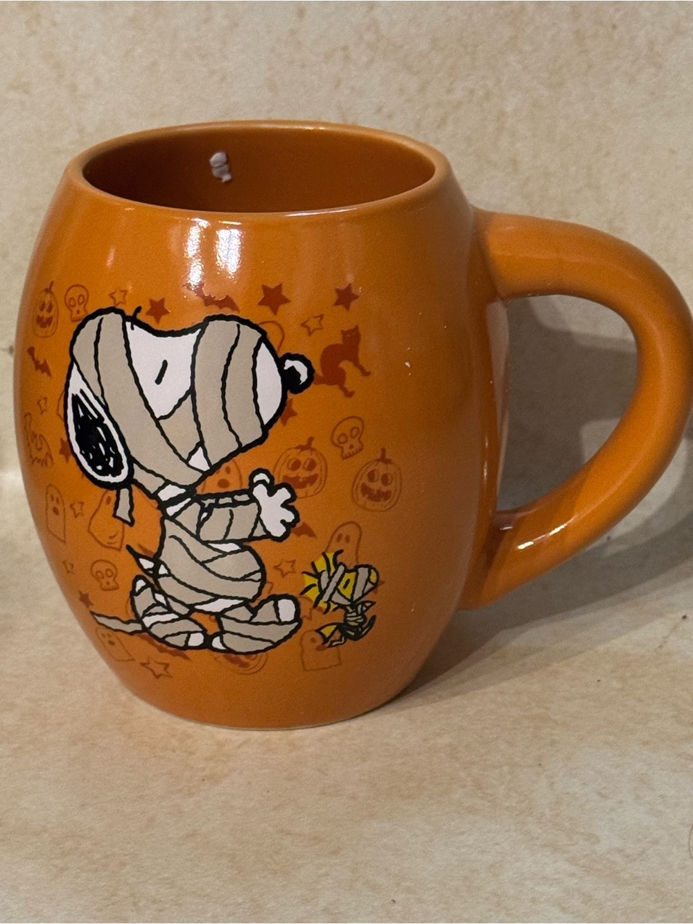 Peanuts Snoopy & Linus Halloween mummy coffee mug new in box